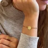 PULSERA SHAILA BAÑADA EN ORO (PERSONALIZADA)