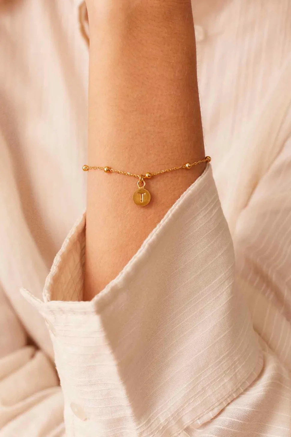 PULSERA TIGAT BAÑADA EN ORO