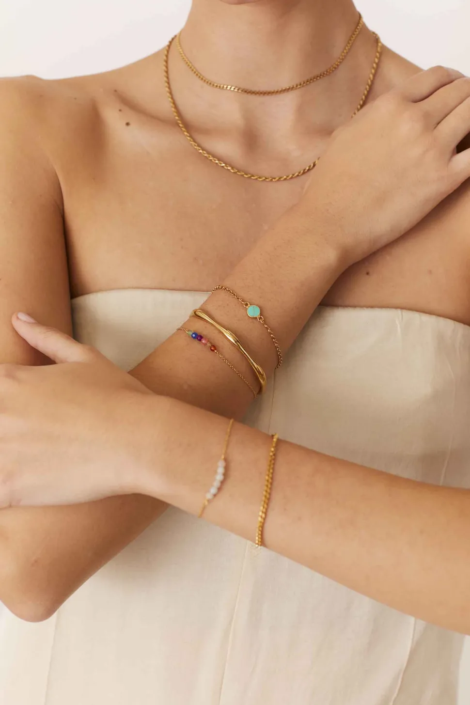PULSERA UMAH BAÑADA EN ORO