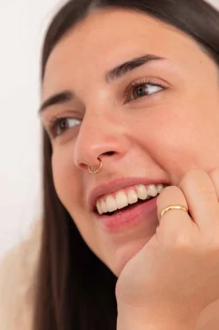 SEPTUM JIKRON (8MM) BAÑADO EN ORO