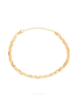 TOBILLERA ALEEM BAÑADA EN ORO