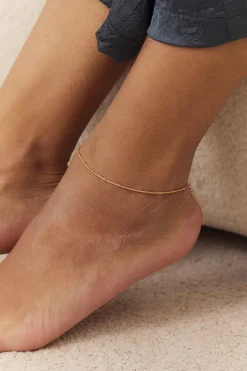 TOBILLERA DHARANI BAÑADA EN ORO