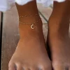 TOBILLERA EKRAM BAÑADA EN ORO